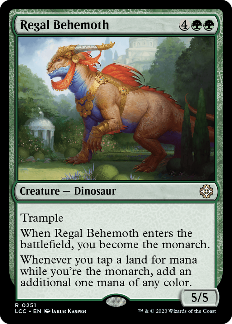 Regal Behemoth [The Lost Caverns of Ixalan Commander] | I Want That Stuff Brandon