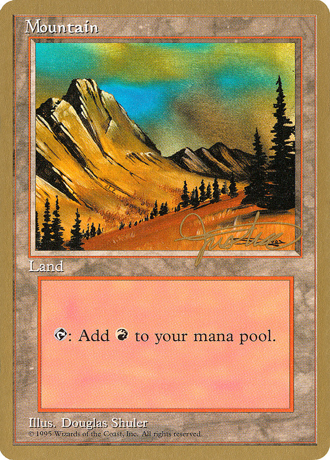 Mountain (mj375) (Mark Justice) [Pro Tour Collector Set] | I Want That Stuff Brandon