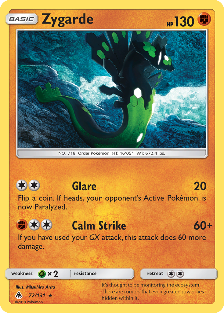 Zygarde (72/131) [Sun & Moon: Forbidden Light] | I Want That Stuff Brandon