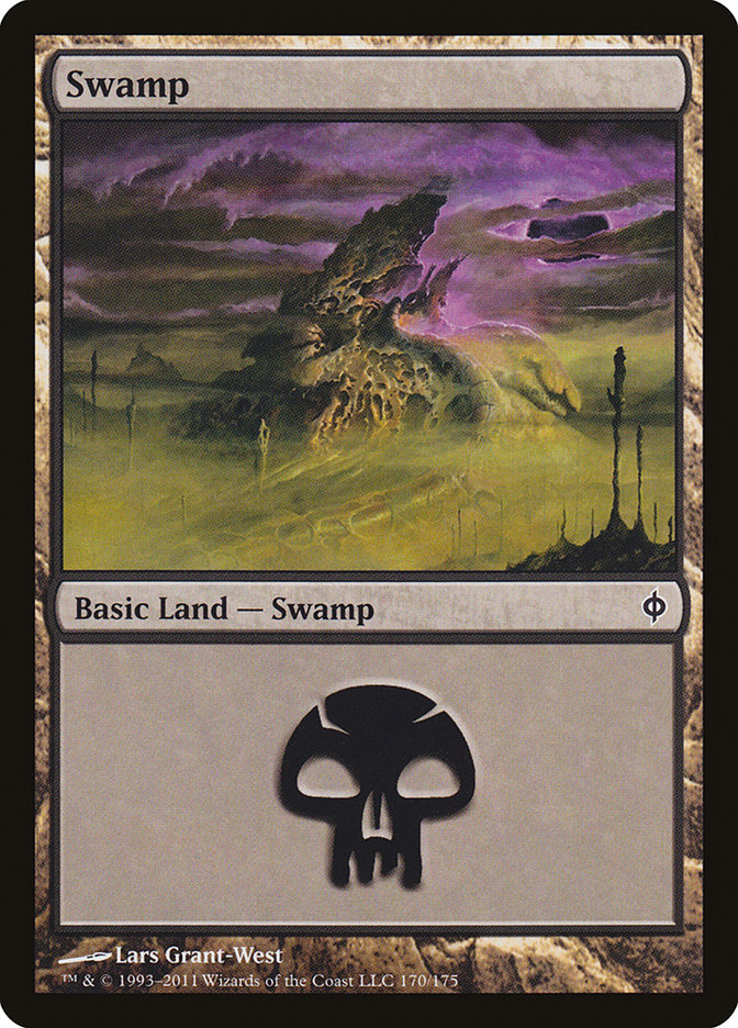 Swamp (170) [New Phyrexia] | I Want That Stuff Brandon
