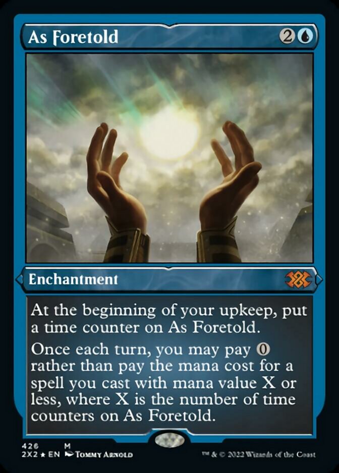 As Foretold (Foil Etched) [Double Masters 2022] | I Want That Stuff Brandon