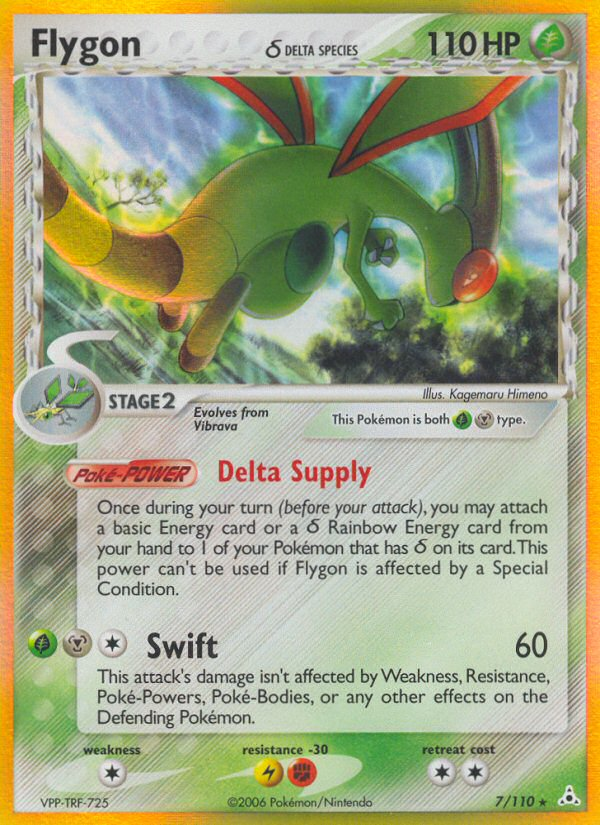 Flygon (7/110) (Delta Species) [EX: Holon Phantoms] | I Want That Stuff Brandon