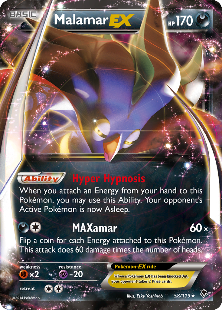 Malamar EX (58/119) [XY: Phantom Forces] | I Want That Stuff Brandon