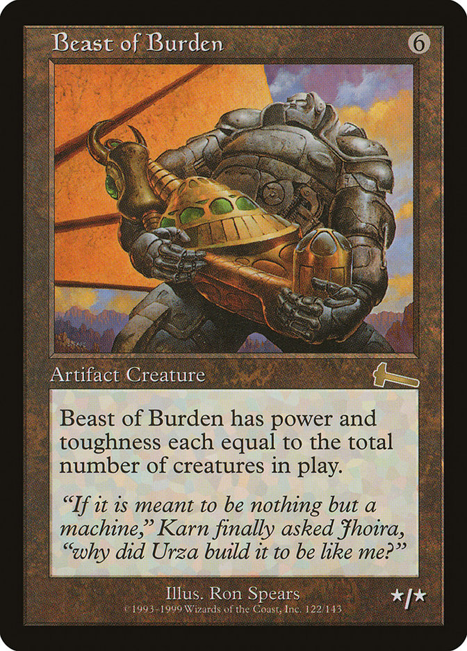 Beast of Burden [Urza's Legacy] | I Want That Stuff Brandon