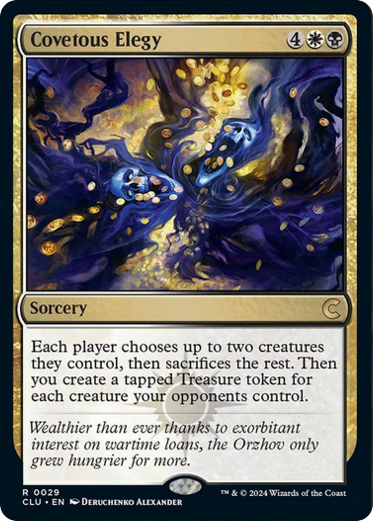 Covetous Elegy [Ravnica: Clue Edition] | I Want That Stuff Brandon