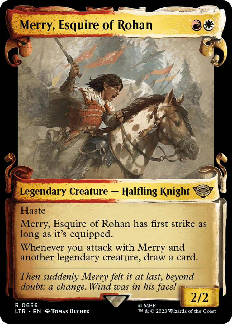 Merry, Esquire of Rohan [The Lord of the Rings: Tales of Middle-Earth Showcase Scrolls] | I Want That Stuff Brandon