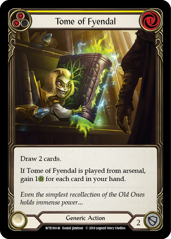 Tome of Fyendal [WTR160-M] Alpha Print Rainbow Foil | I Want That Stuff Brandon
