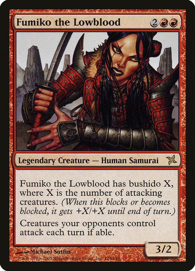 Fumiko the Lowblood [Betrayers of Kamigawa] | I Want That Stuff Brandon