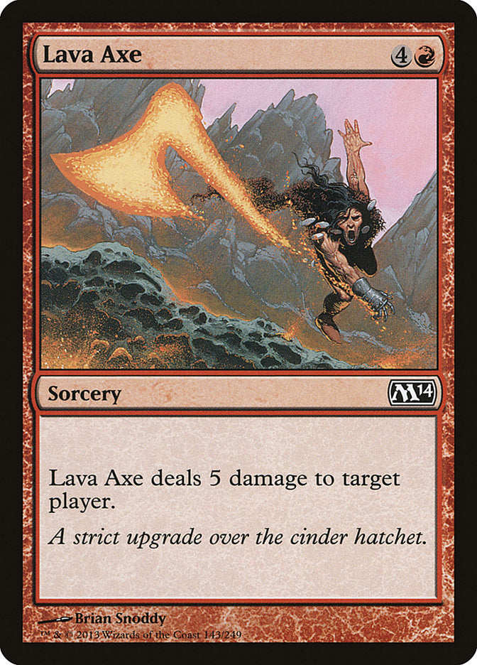 Lava Axe [Magic 2014] | I Want That Stuff Brandon