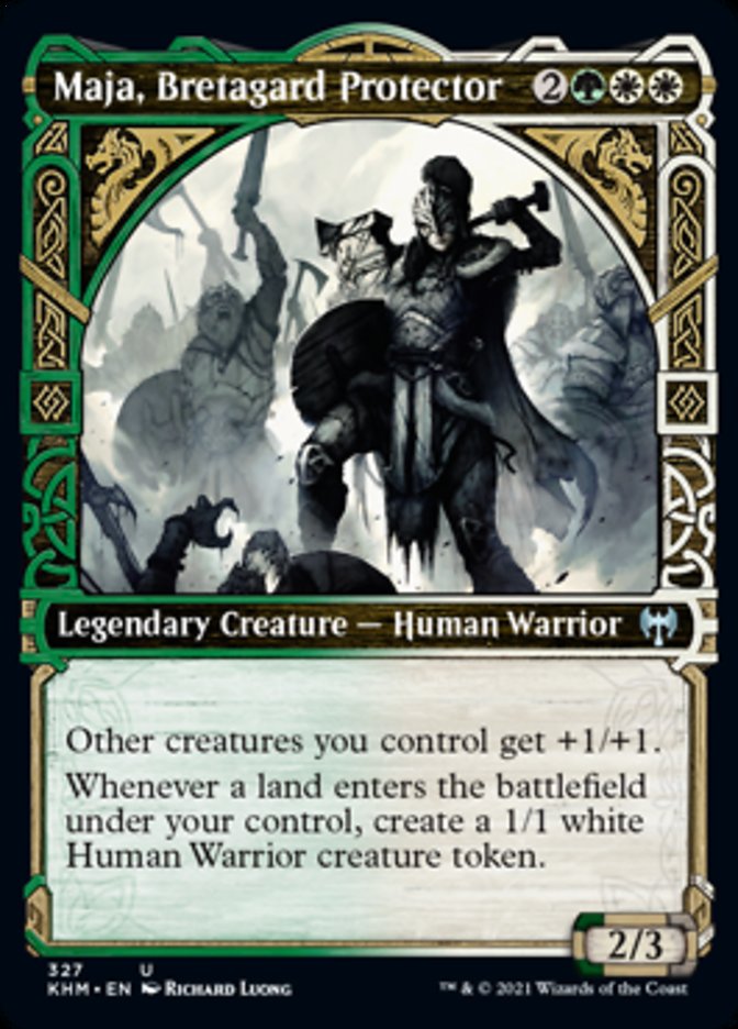 Maja, Bretagard Protector (Showcase) [Kaldheim] | I Want That Stuff Brandon