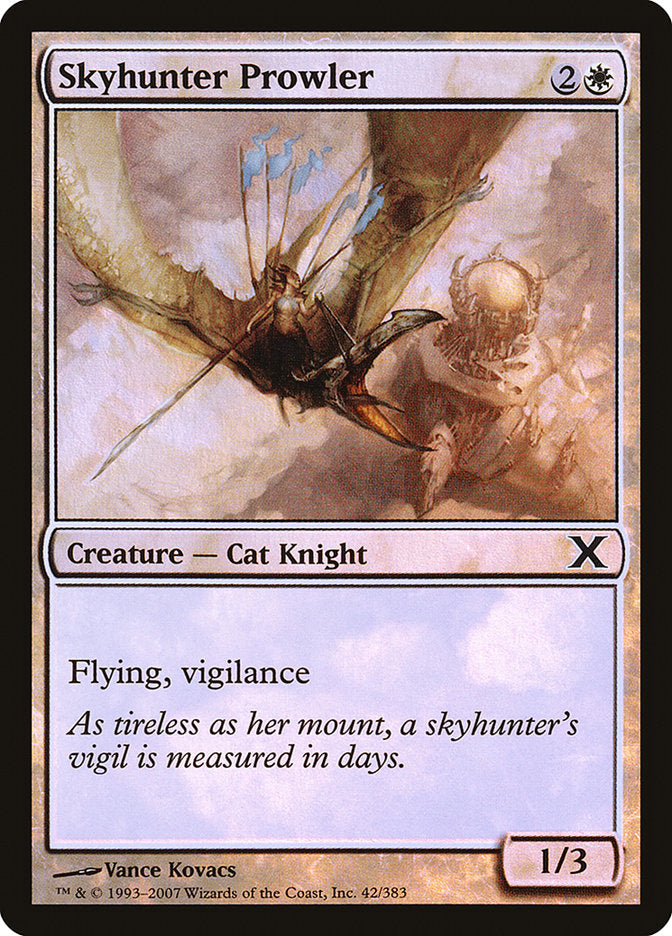 Skyhunter Prowler (Premium Foil) [Tenth Edition] | I Want That Stuff Brandon