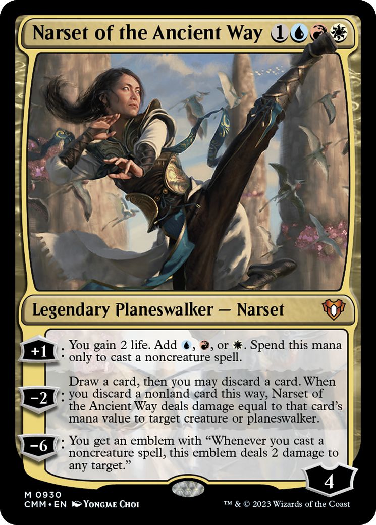 Narset of the Ancient Way [Commander Masters] | I Want That Stuff Brandon