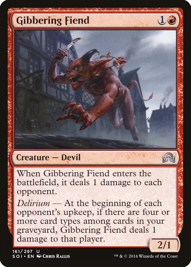 Gibbering Fiend [Shadows over Innistrad] | I Want That Stuff Brandon