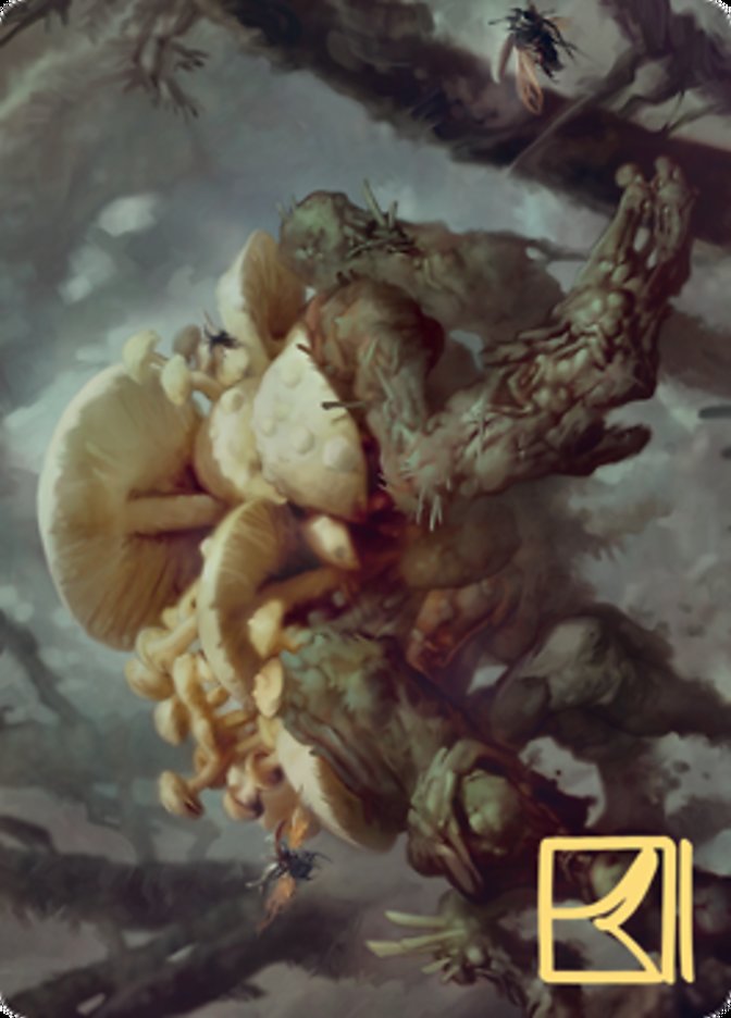 Swarm Shambler Art Card (Gold-Stamped Signature) [Zendikar Rising Art Series] | I Want That Stuff Brandon