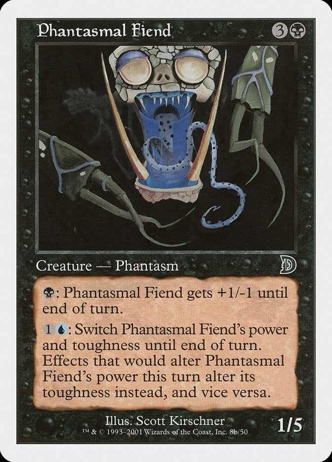 Phantasmal Fiend (Black Background) [Deckmasters] | I Want That Stuff Brandon