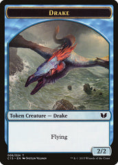 Drake // Elemental (020) Double-Sided Token [Commander 2015 Tokens] | I Want That Stuff Brandon