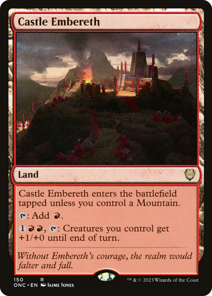 Castle Embereth [Phyrexia: All Will Be One Commander] | I Want That Stuff Brandon