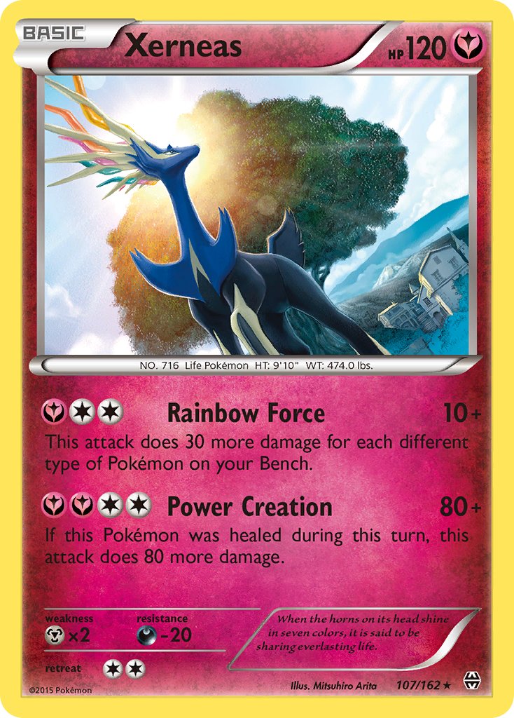 Xerneas (107/162) (Cosmos Holo) (Blister Exclusive) [XY: BREAKthrough] | I Want That Stuff Brandon