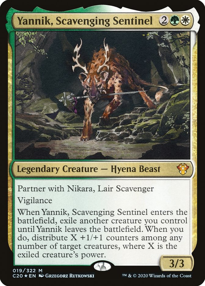 Yannik, Scavenging Sentinel [Commander 2020] | I Want That Stuff Brandon