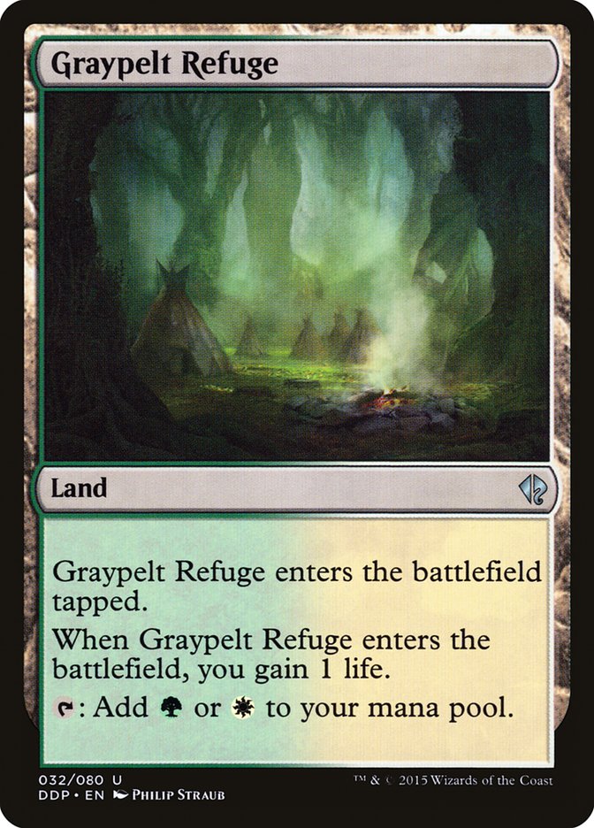 Graypelt Refuge [Duel Decks: Zendikar vs. Eldrazi] | I Want That Stuff Brandon