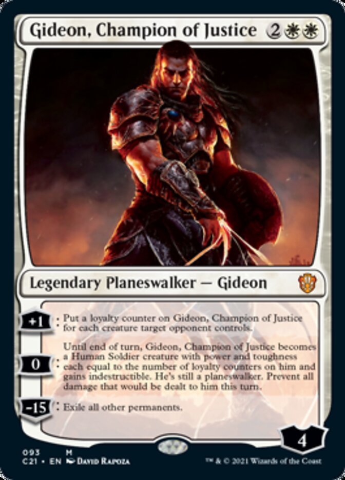 Gideon, Champion of Justice [Commander 2021] | I Want That Stuff Brandon