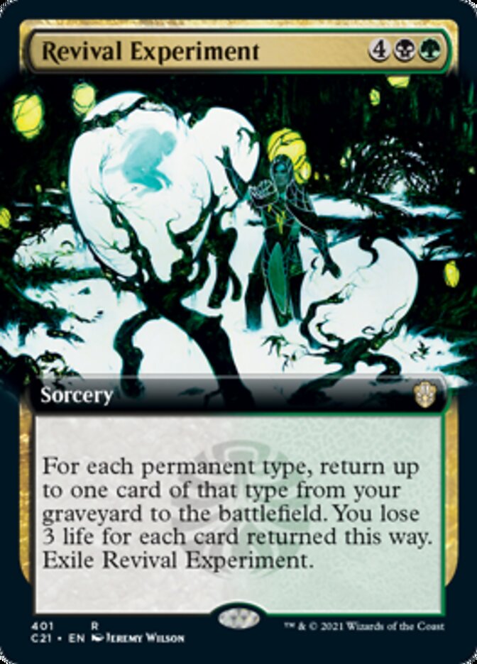 Revival Experiment (Extended Art) [Commander 2021] | I Want That Stuff Brandon