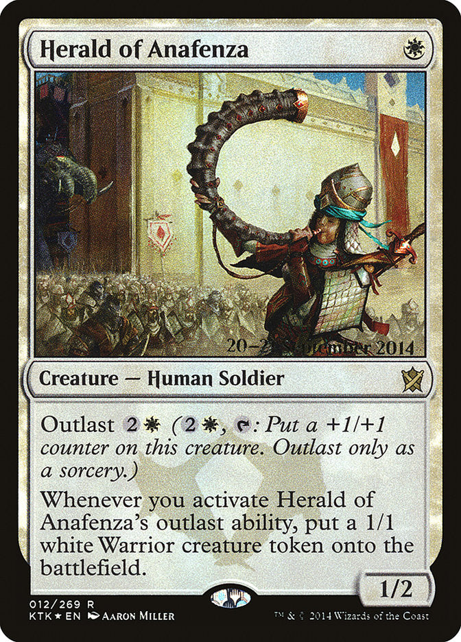 Herald of Anafenza [Khans of Tarkir Prerelease Promos] | I Want That Stuff Brandon