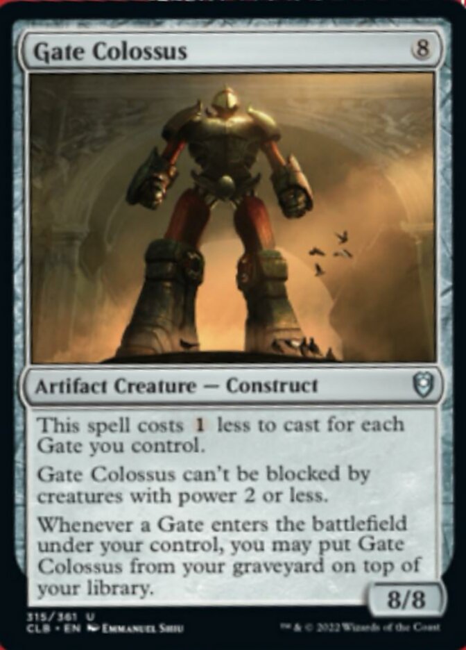 Gate Colossus [Commander Legends: Battle for Baldur's Gate] | I Want That Stuff Brandon