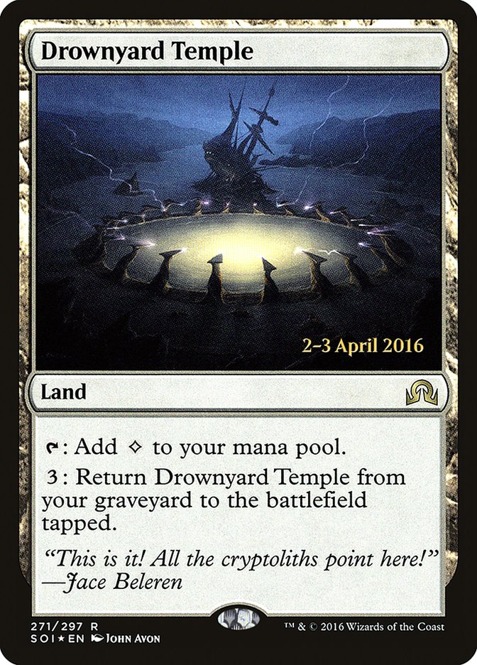 Drownyard Temple [Shadows over Innistrad Prerelease Promos] | I Want That Stuff Brandon