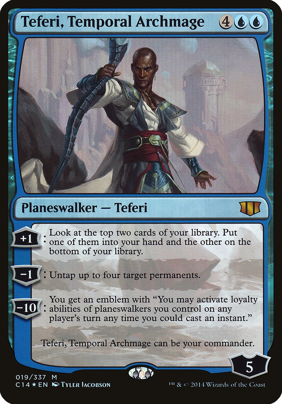 Teferi, Temporal Archmage (Oversized) [Commander 2014 Oversized] | I Want That Stuff Brandon