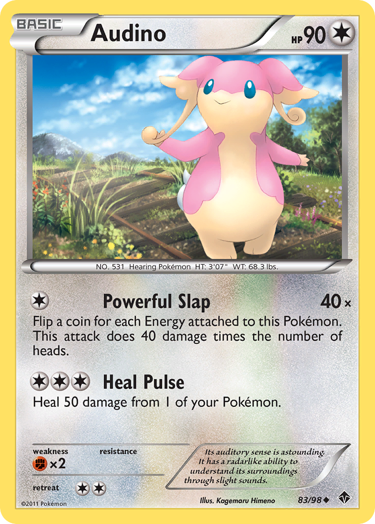 Audino (83/98) [Black & White: Emerging Powers] | I Want That Stuff Brandon