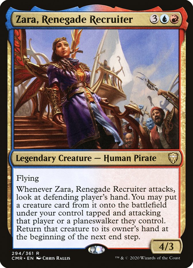 Zara, Renegade Recruiter [Commander Legends] | I Want That Stuff Brandon