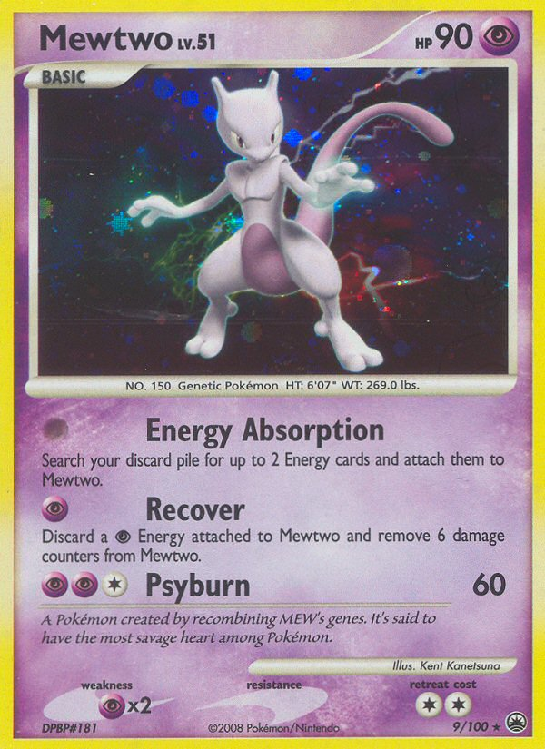 Mewtwo (9/100) [Diamond & Pearl: Majestic Dawn] | I Want That Stuff Brandon