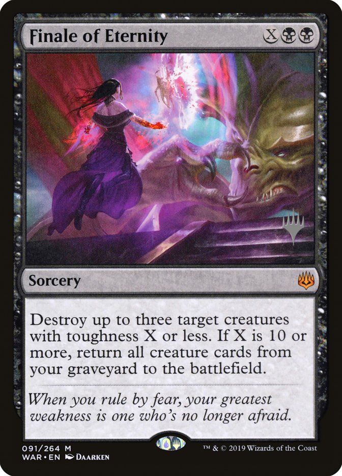 Finale of Eternity (Promo Pack) [War of the Spark Promos] | I Want That Stuff Brandon