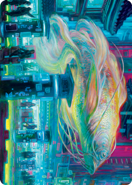Skyswimmer Koi Art Card [Kamigawa: Neon Dynasty Art Series] | I Want That Stuff Brandon