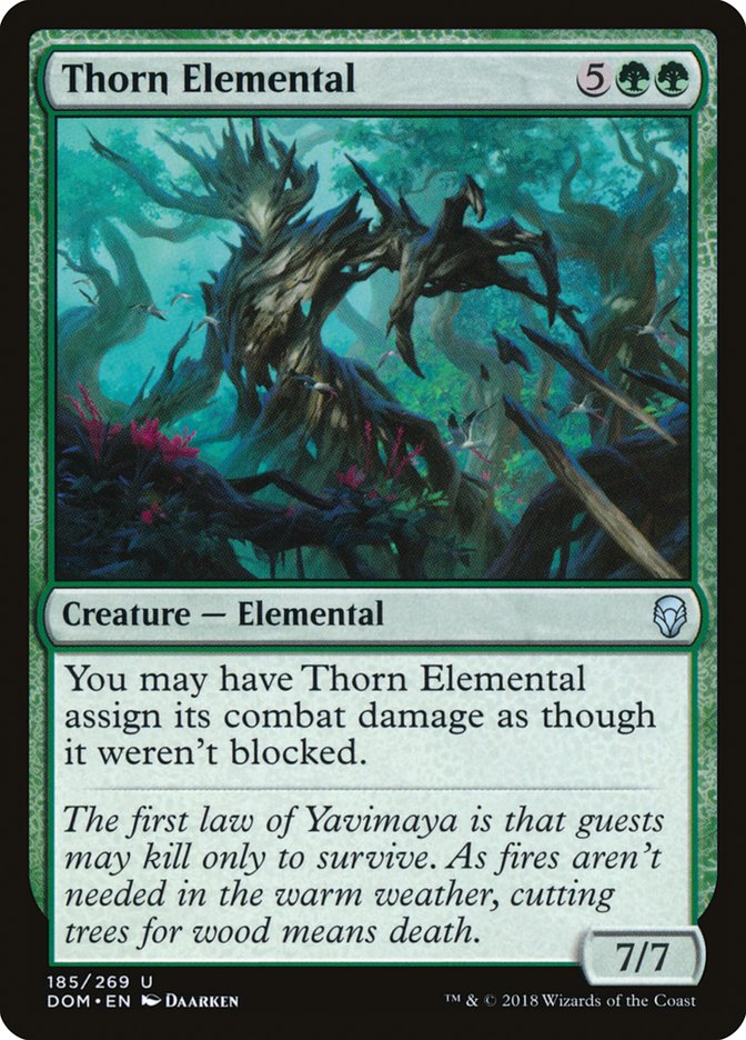 Thorn Elemental [Dominaria] | I Want That Stuff Brandon