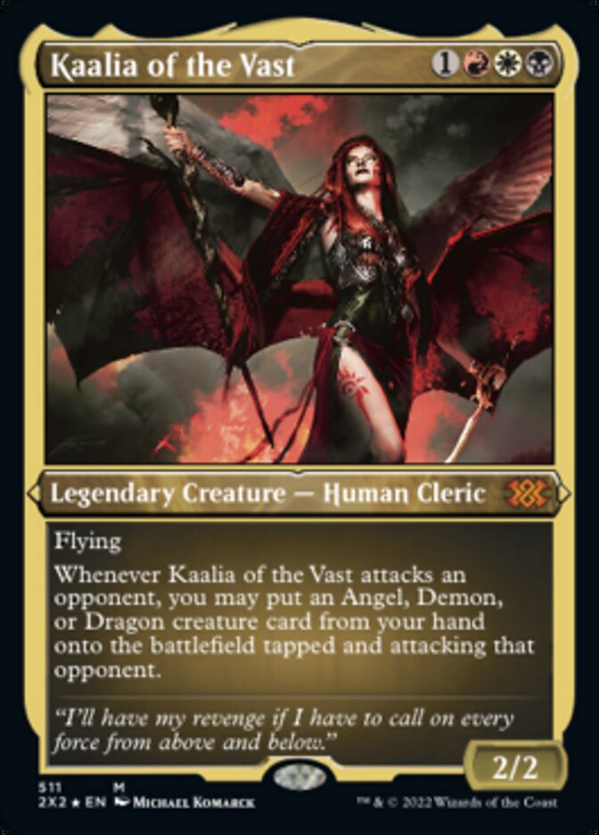 Kaalia of the Vast (Foil Etched) [Double Masters 2022] | I Want That Stuff Brandon