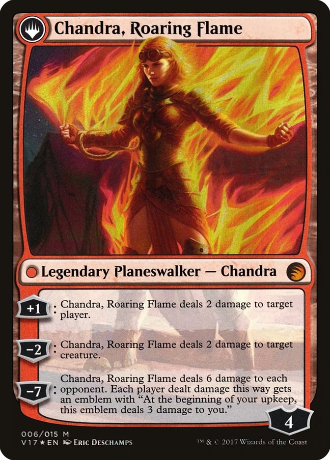 Chandra, Fire of Kaladesh // Chandra, Roaring Flame [From the Vault: Transform] | I Want That Stuff Brandon