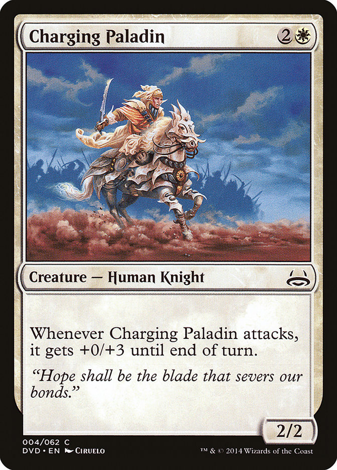 Charging Paladin (Divine vs. Demonic) [Duel Decks Anthology] | I Want That Stuff Brandon