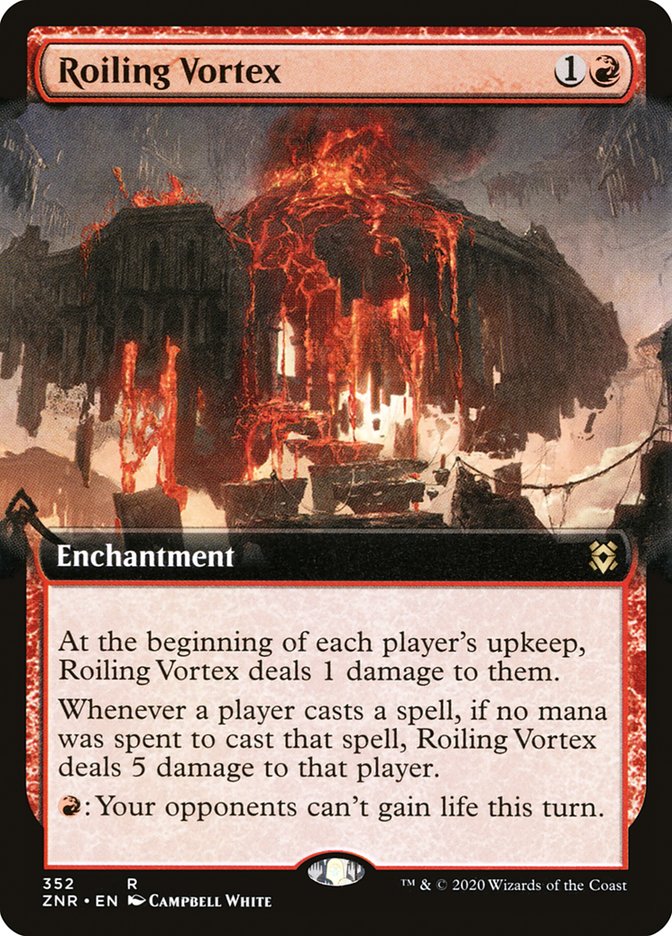 Roiling Vortex (Extended Art) [Zendikar Rising] | I Want That Stuff Brandon