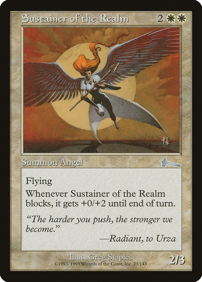 Sustainer of the Realm [Urza's Legacy] | I Want That Stuff Brandon