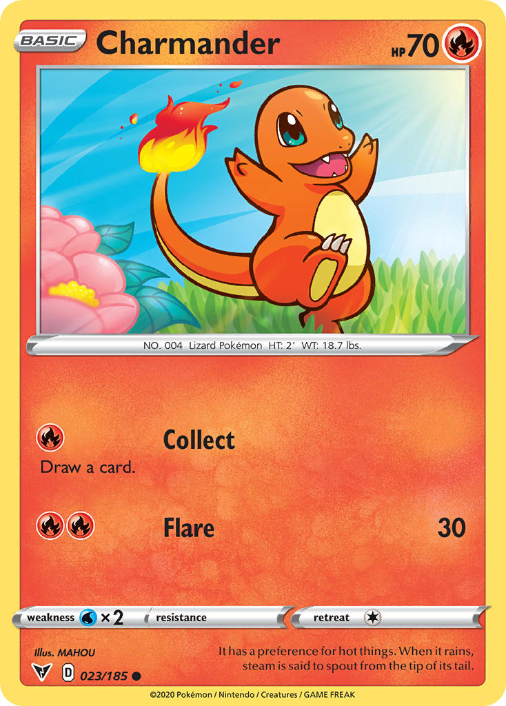Charmander (023/185) [Sword & Shield: Vivid Voltage] | I Want That Stuff Brandon
