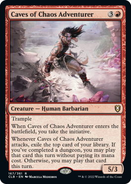Caves of Chaos Adventurer [Commander Legends: Battle for Baldur's Gate] | I Want That Stuff Brandon