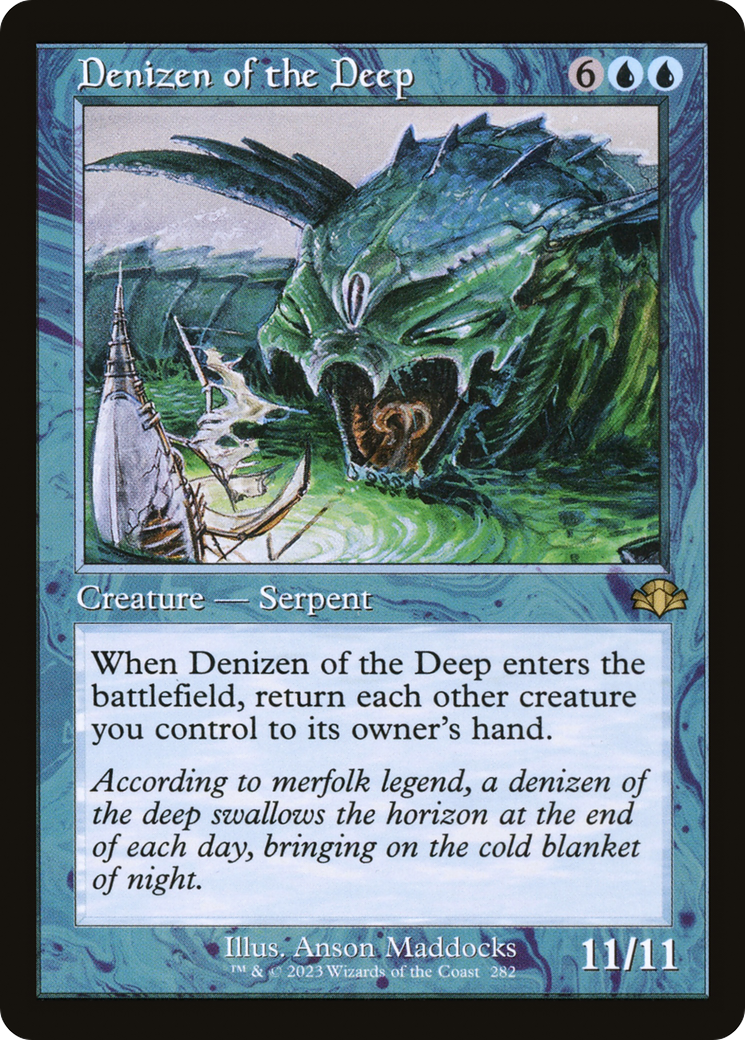Denizen of the Deep (Retro) [Dominaria Remastered] | I Want That Stuff Brandon
