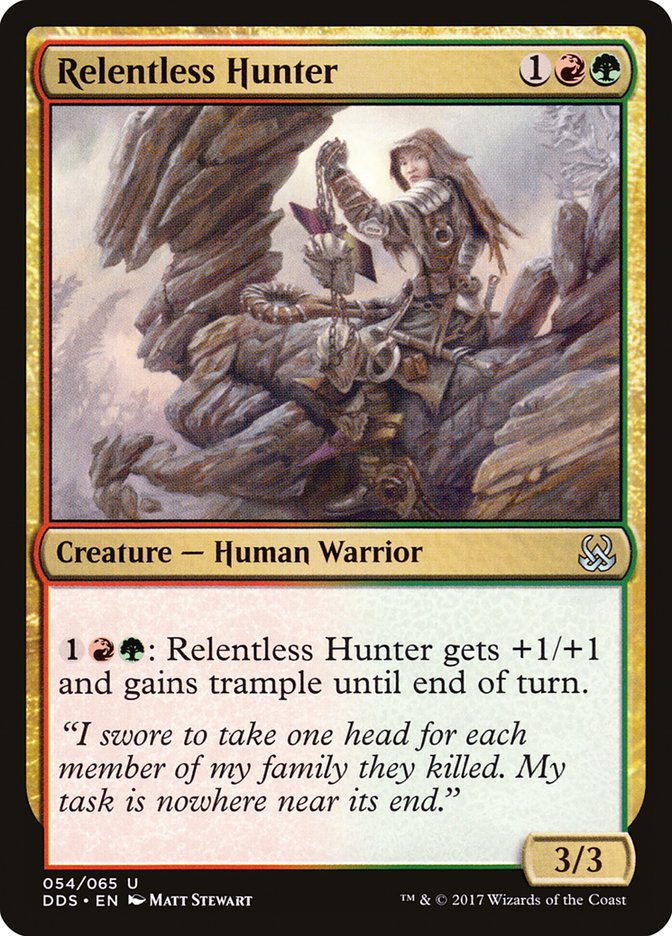 Relentless Hunter [Duel Decks: Mind vs. Might] | I Want That Stuff Brandon