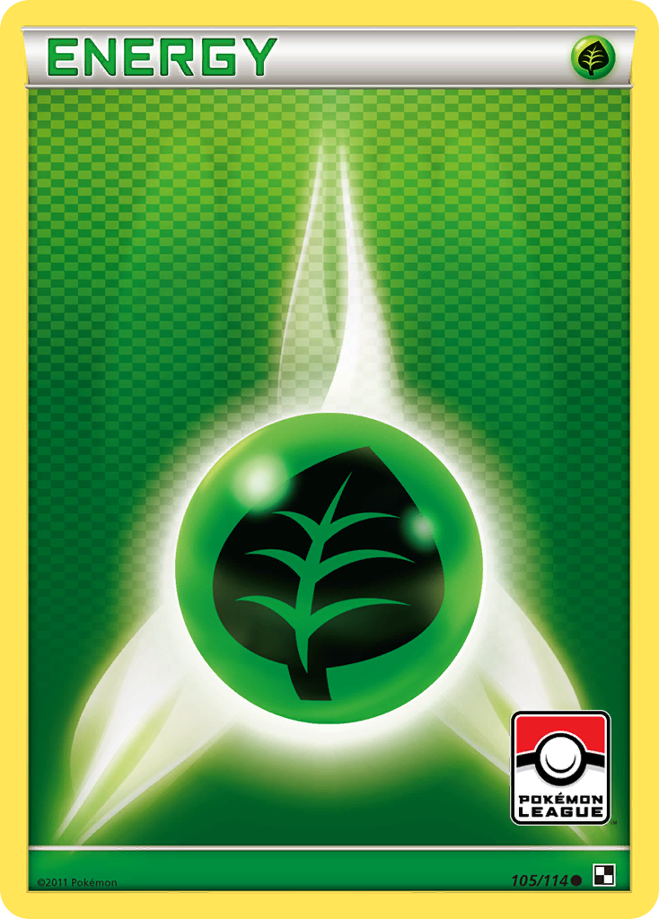 Grass Energy (105/114) [Black & White: Base Set] | I Want That Stuff Brandon