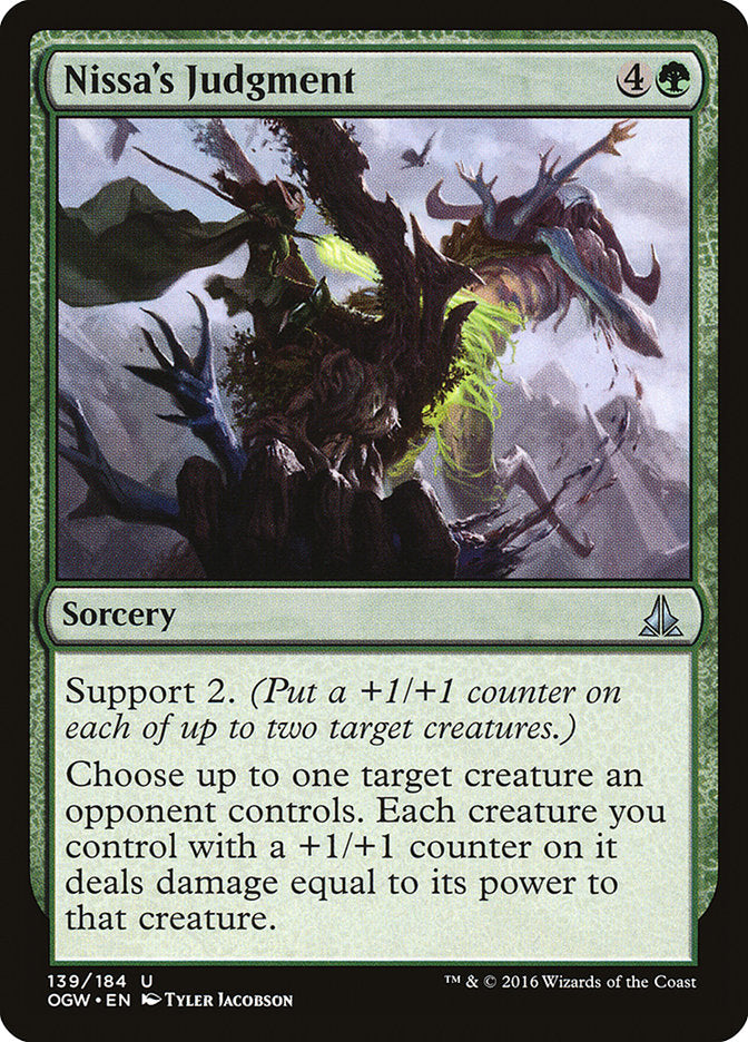 Nissa's Judgment [Oath of the Gatewatch] | I Want That Stuff Brandon