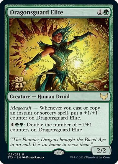 Dragonsguard Elite [Strixhaven: School of Mages Prerelease Promos] | I Want That Stuff Brandon