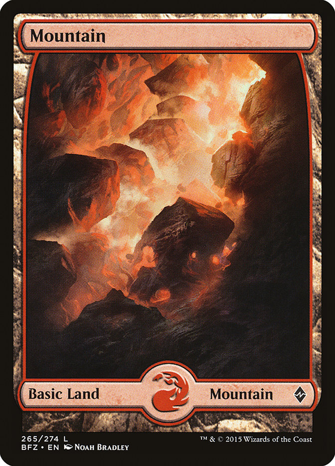 Mountain (265) [Battle for Zendikar] | I Want That Stuff Brandon