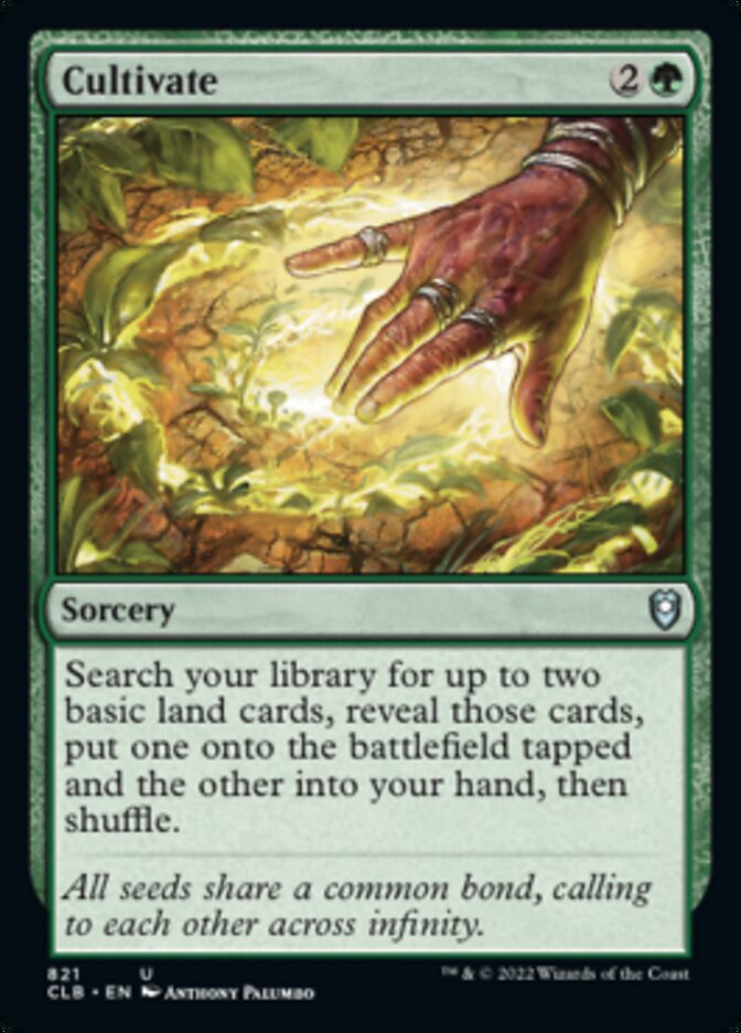Cultivate [Commander Legends: Battle for Baldur's Gate] | I Want That Stuff Brandon